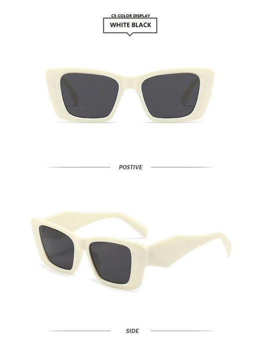 Sunglasses contrast cut square Sunglasses tide