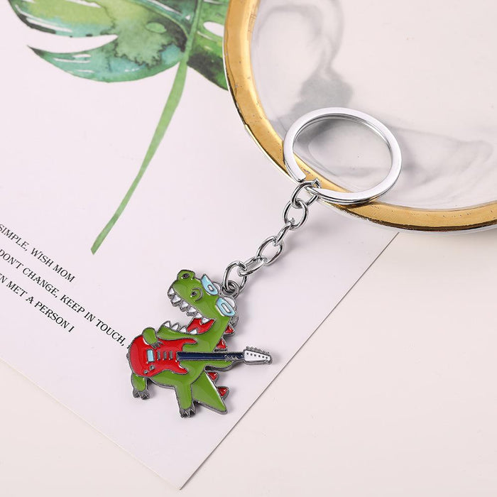 Creative Fashion Dinosaur Metal Keychain