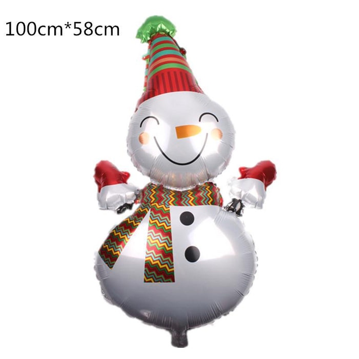 Christmas Foil Santa Claus Snowman Elk Balloons