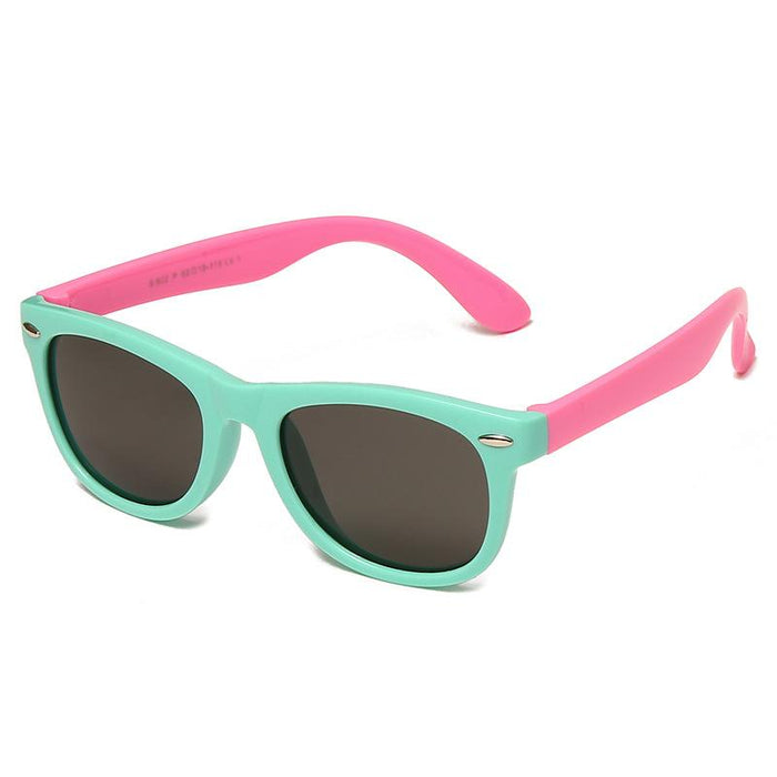 Kids Silicone Round Classic UV400 Sunglasses