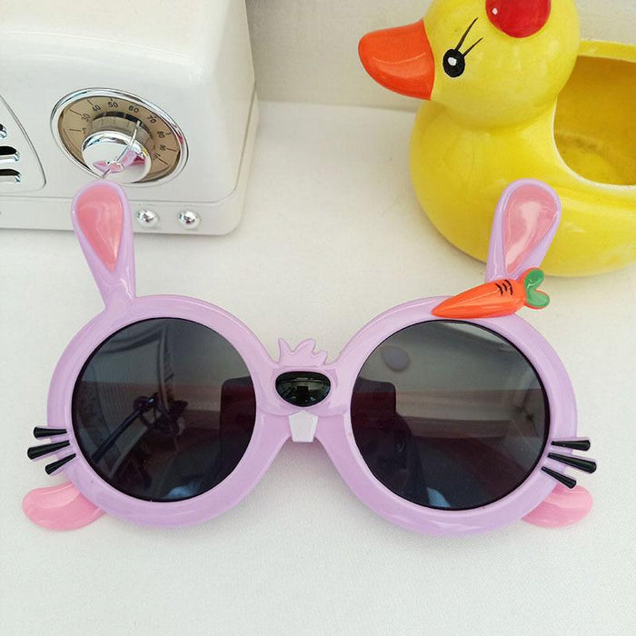 Cute Little Rabbit Silicone Cartoon Children's Sunglasses