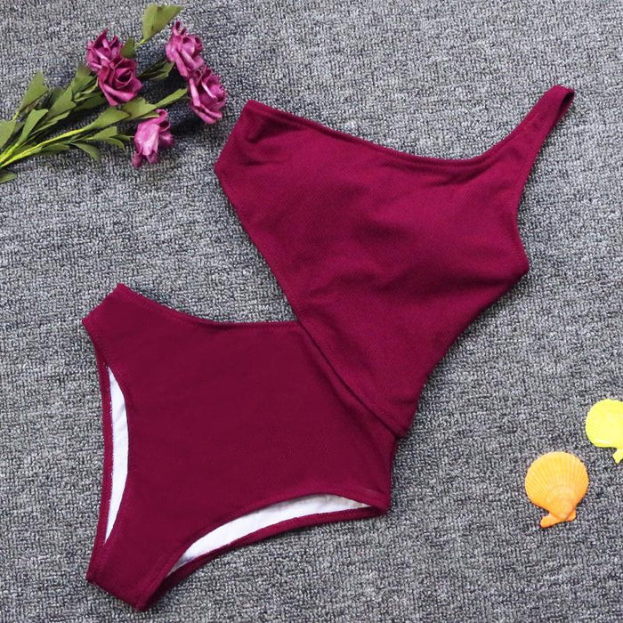 Sexy Classic Stitched One-piece Bikini Swimsuit