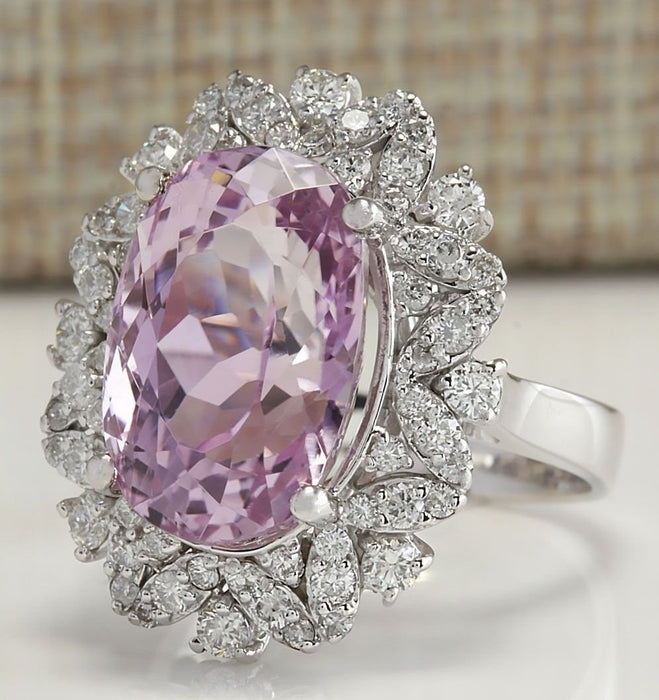 Fashion Jewelry Women Pink Zircon Wedding Rings