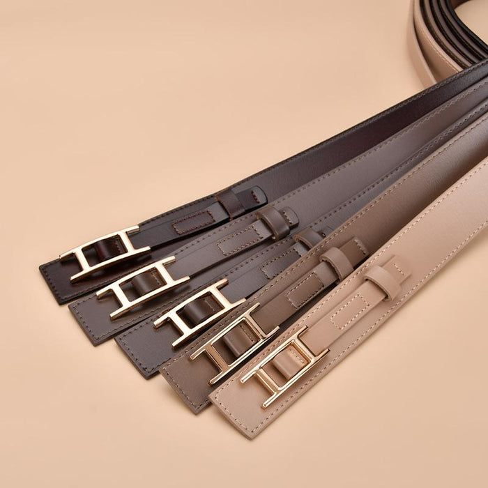 Women's Belt Decorated with Parka Waist Elastic Belt