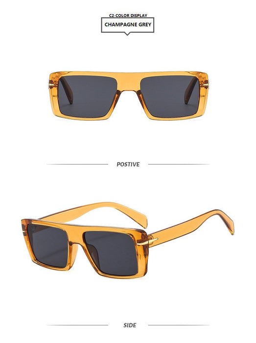 Square retro simple light luxury Sunglasses