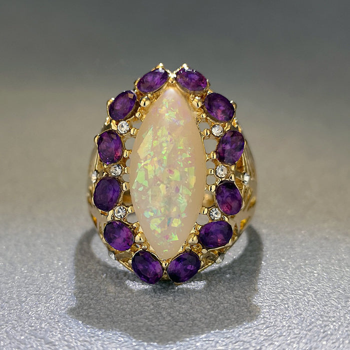 New Fashion Exaggerated Gold Women's Ring