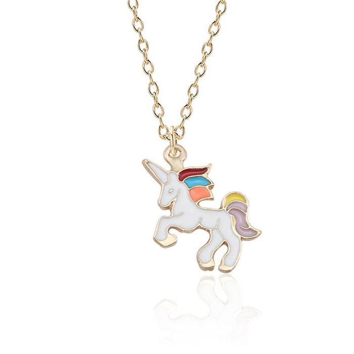 Cartoon Cute Unicorn Necklace