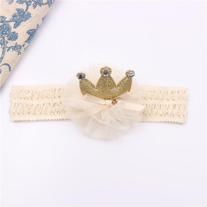 Baby's Crown Flower Headdress Hair Band