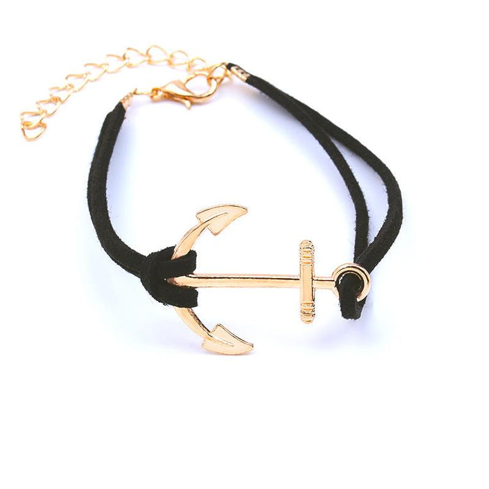 Retro Alloy Handmade Anchor Bracelet