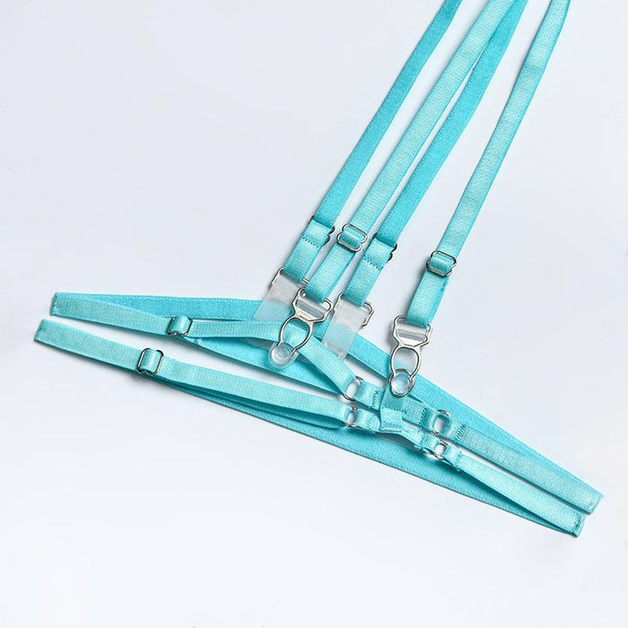 Women's Fashion Mesh Underwear Stitching Sexy Lingerie Set