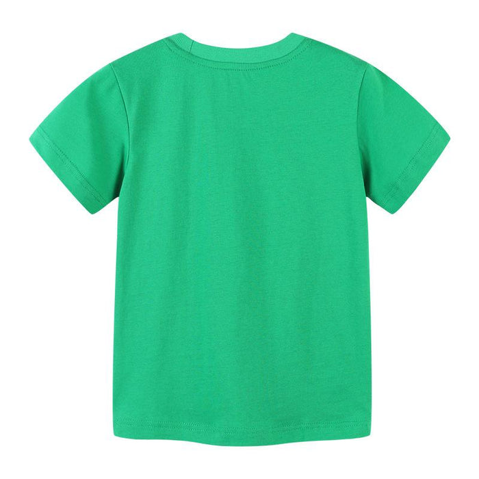 Kids Knit Cotton T-Shirt Boys Short Sleeve