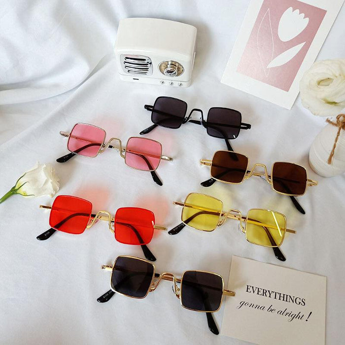 Trendy Children's Retro Square Frame Sunglasses