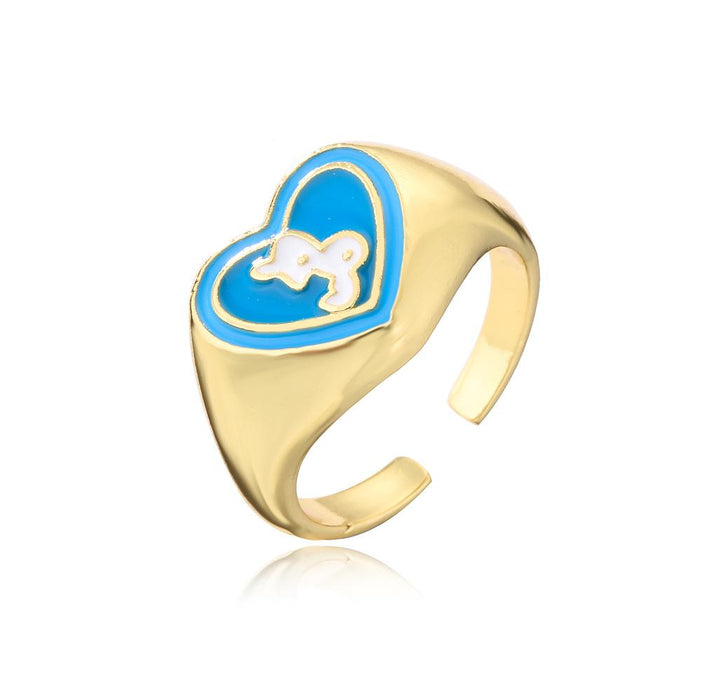 12 Constellation Open Women's Ring