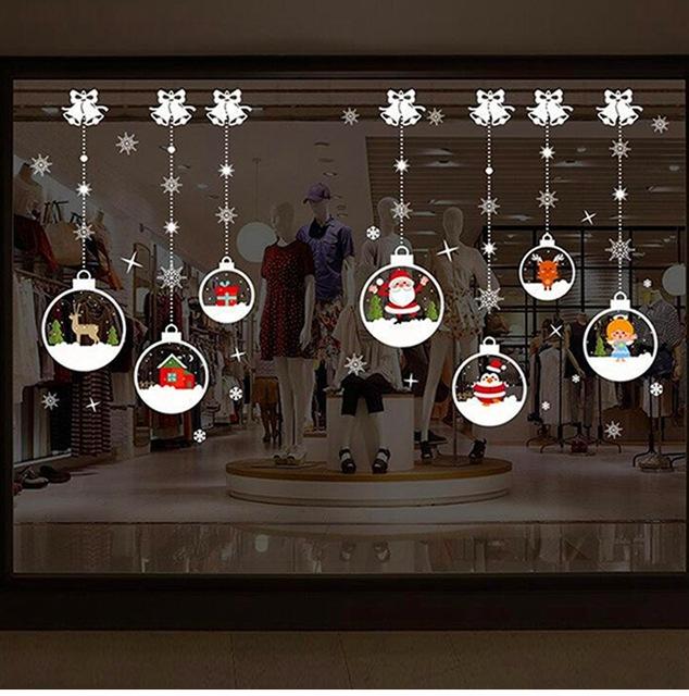 2022 Christmas Window Stickers