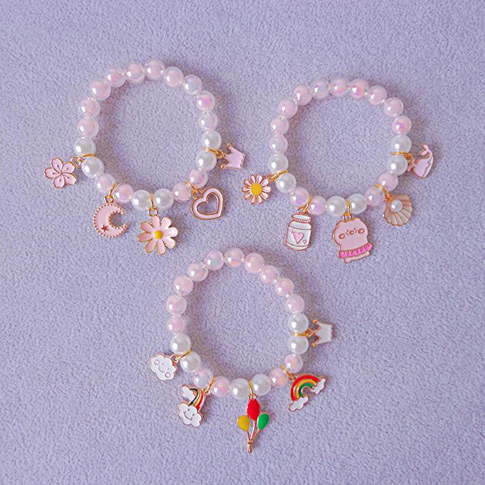 Children's Pearl Bracelet Cute Cartoon Bracelet Accessories