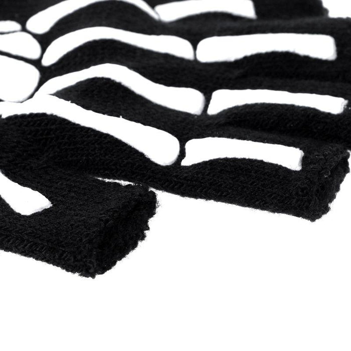 Skeleton Luminous Full Fingers Breathable Gloves