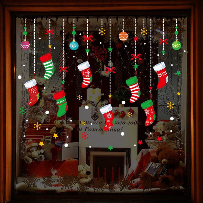 2022 Christmas Window Stickers