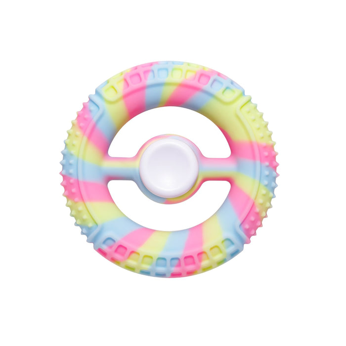 New silicone fidget spinner hand grip ring finger forearm trainer