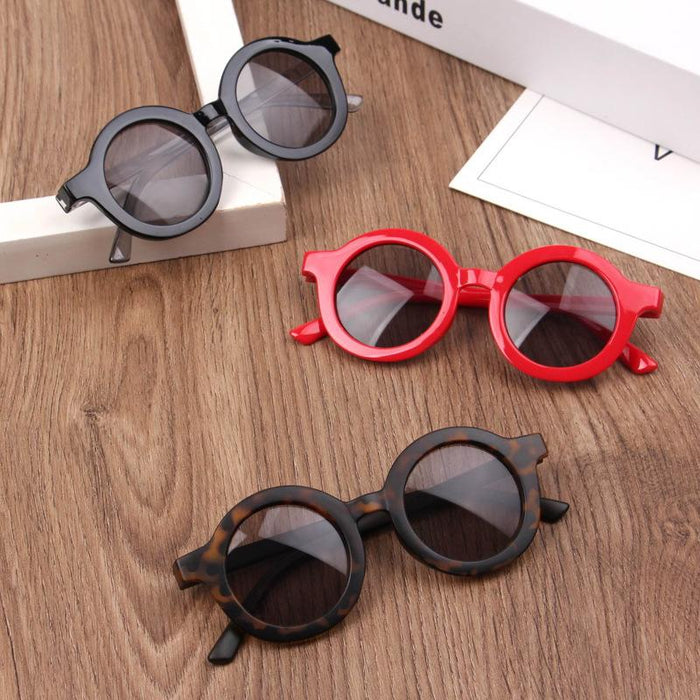 Children's round frame sunglasses and RETRO SUNGLASSES