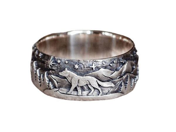 Fashion couple Vintage creative ring