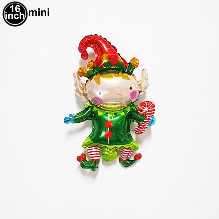 Jumbo Gingerbread Man Foil Christmas Balloon