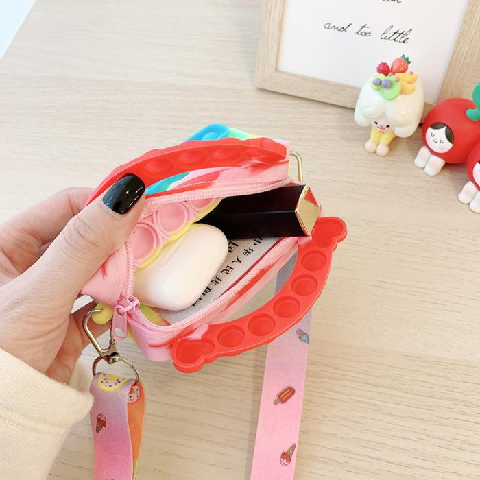 Silicone Handbag Coin Purse Decompression Toy