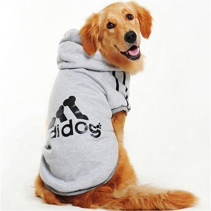 Winter Dog Clothing Adidog Sports Hoodie