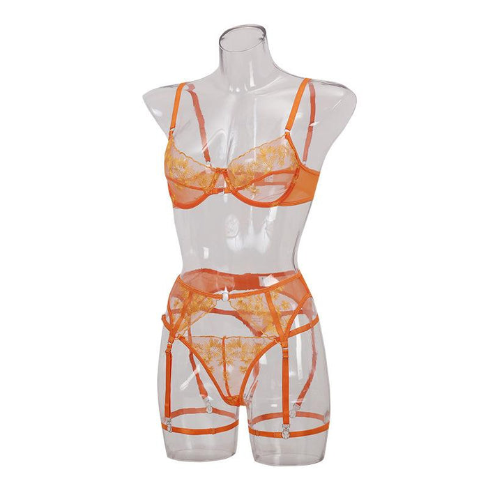 Women Sexy Lingerie Fashion Embroidered Intimates Underwear