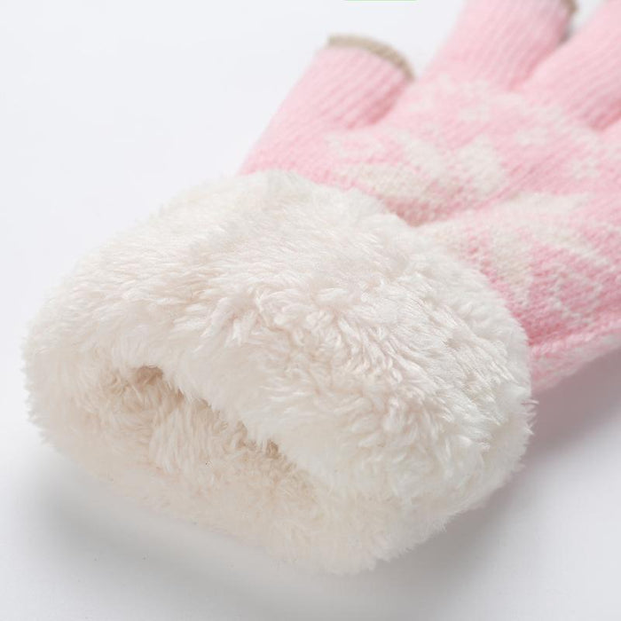 Thick Cashmere Two Layer Winter Gloves