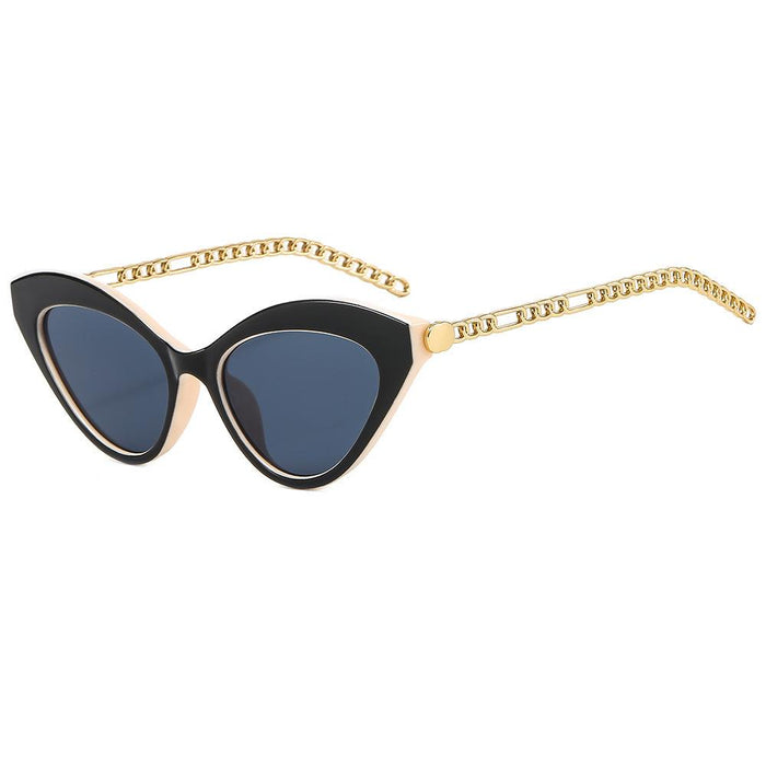 Cat's eye chain Sunglasses