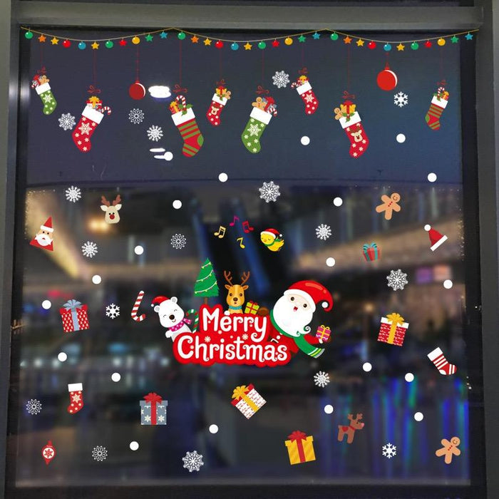 2022 Christmas Window Stickers