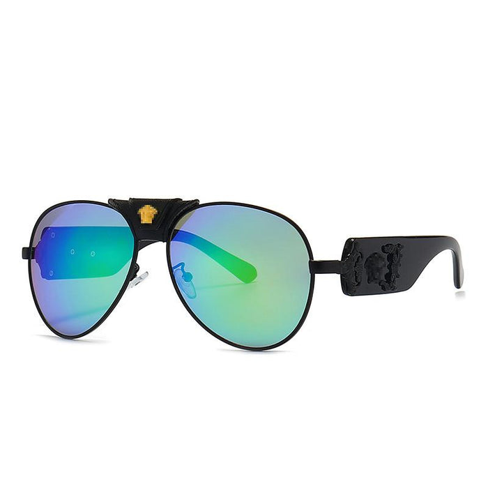 Retro men's and women's Metal Sunglasses