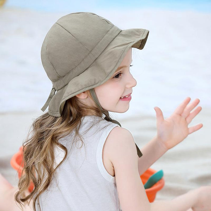 Summer Cute Anti-uv50+ Sunscreen Children's Fisherman Hat