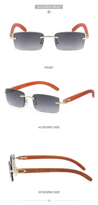 New Fashion Men's Ultra Clear Frameless Sunglasses