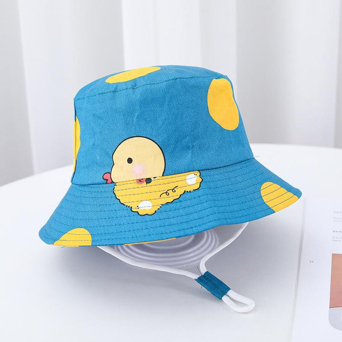 Summer Outdoor Cartoon Print Children's Fisherman Hat
