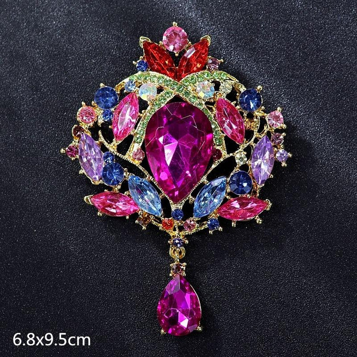 Multi Styles of Exquisite Brooch Vintage Women's Suit Accessories