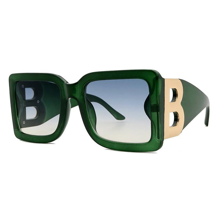 Large frame B letter Sunglasses