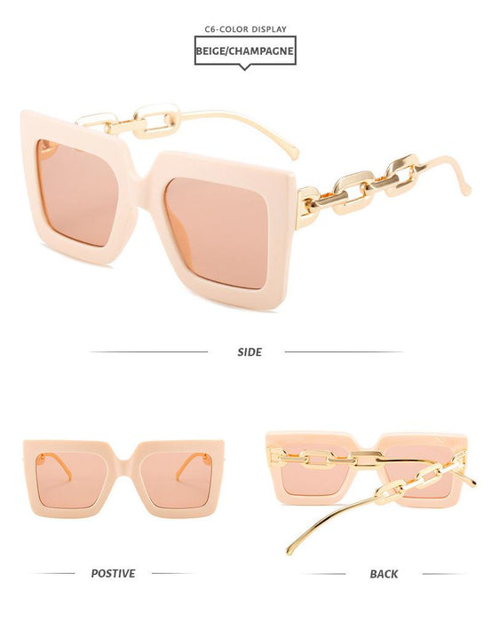 Square Sunglasses chain Sunglasses