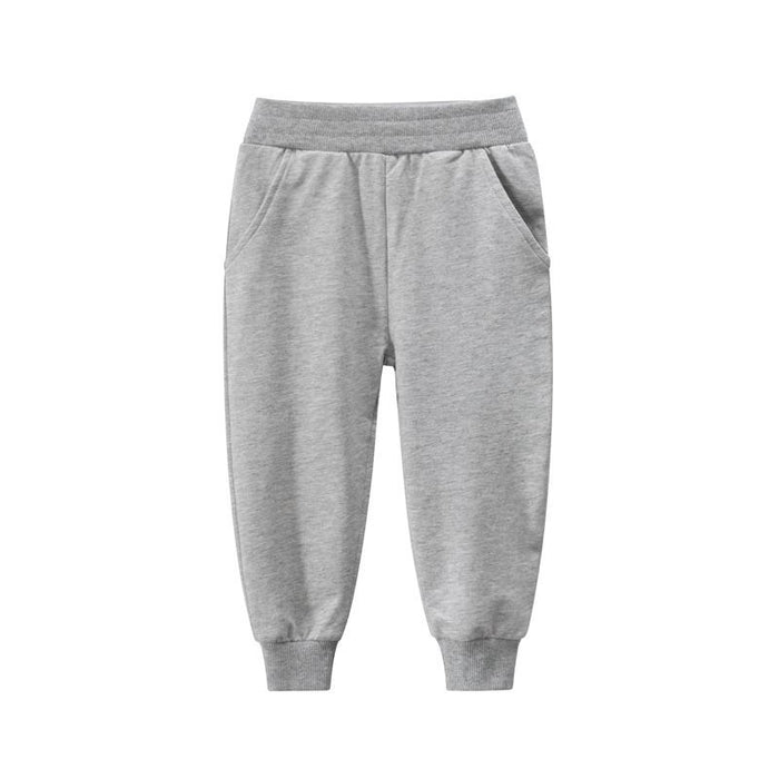 Solid colour children's sports pants boys' casual pants