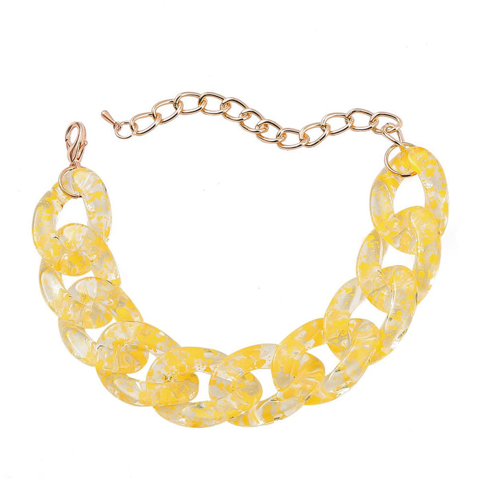 Fashion Jelly Acrylic Chain Resin Bracelet