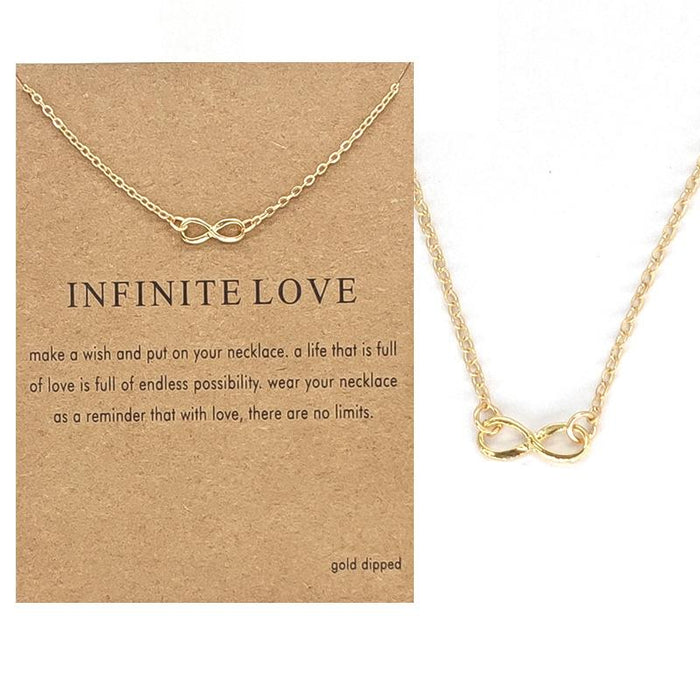 Card Love Horseshoe Five Pointed Star 8-character Skull Short Necklace