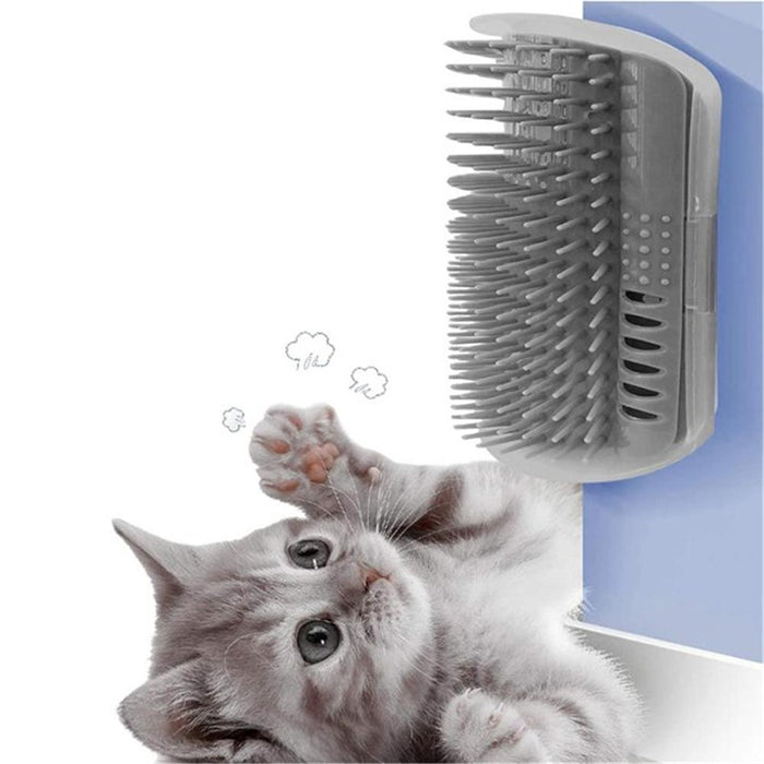 Soft cat corner massage cat brush brush face