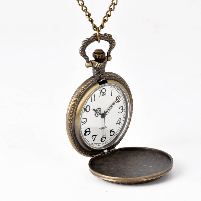 Large Bronze Moon, Star Pocket Watch Ll3738