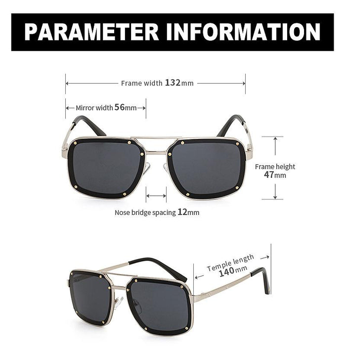 2023 New Retro Trendy Square Sunglasses