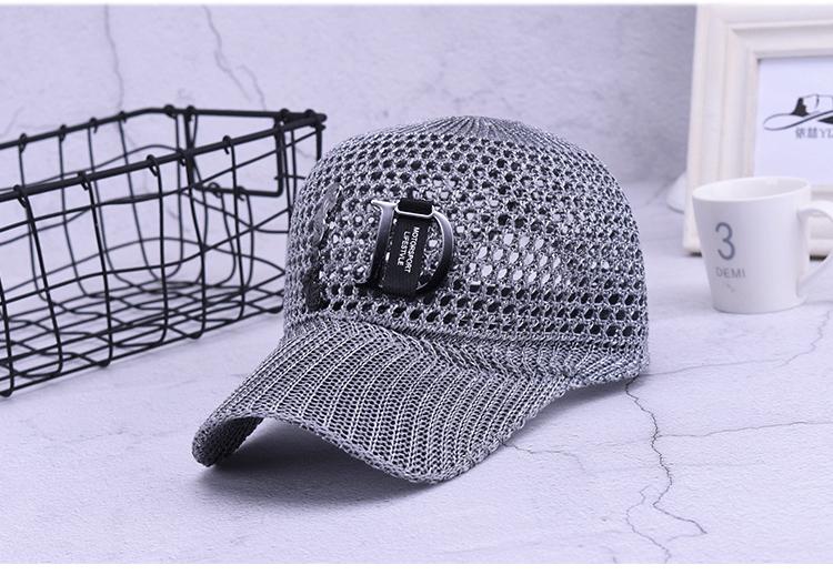 Summer Fashion Hollow Letter D Sun Protection Knight Cap