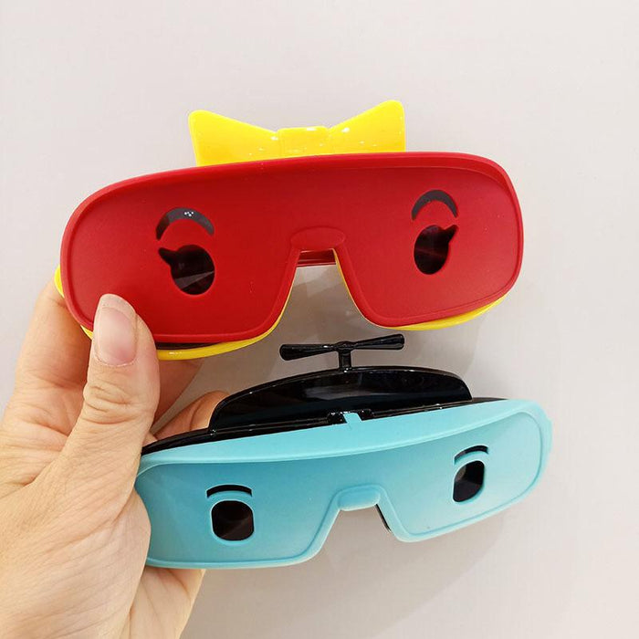 Small Plane Car Soft Silicone Children's Polarized Sunglasses