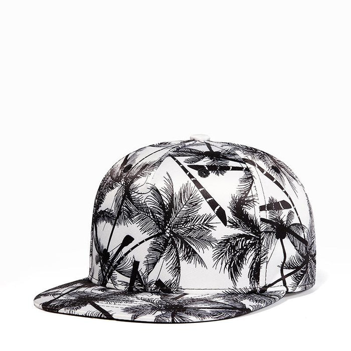 New Hip Hop HD Digital Coconut Pattern Baseball Cap