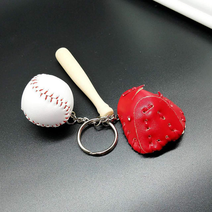 Creative Baseball Key Chain Souvenir Backpack Pendant