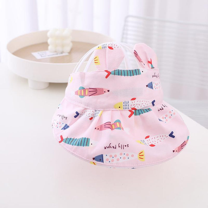 Summer Children Cartoon Animal Ears Empty Sun Hat