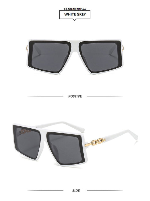 Metal irregular Sunglasses